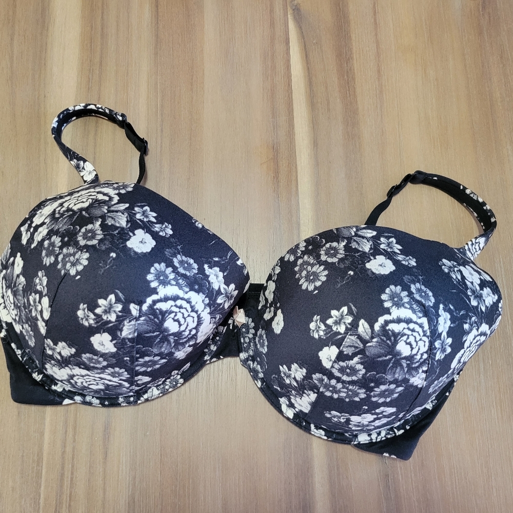 Cacique black Bra Size 44G Plus Womens